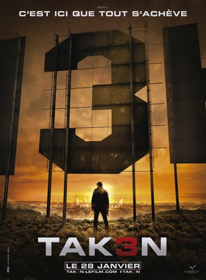 Taken 3 - French Movie Poster (thumbnail)