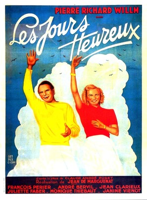 Les jours heureux - French Movie Poster (thumbnail)