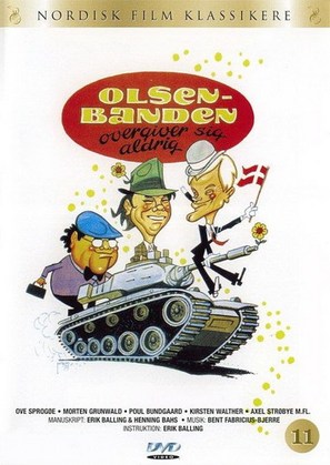 Olsen-banden overgiver sig aldrig - Danish DVD movie cover (thumbnail)