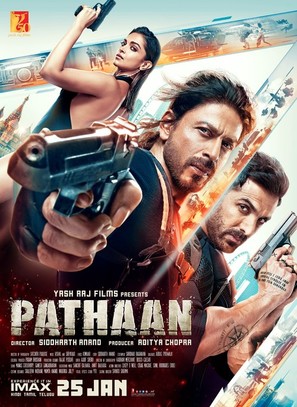 Pathaan - Indian Movie Poster (thumbnail)