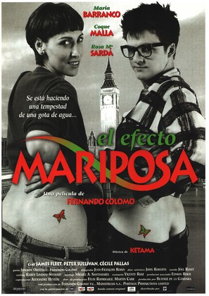 Efecto mariposa, El - Spanish Movie Poster (thumbnail)