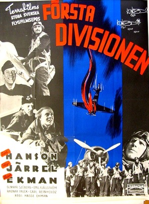 F&ouml;rsta divisionen - Swedish Movie Poster (thumbnail)