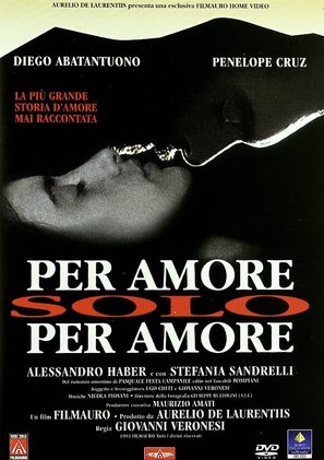 Per amore, solo per amore - Italian DVD movie cover (thumbnail)