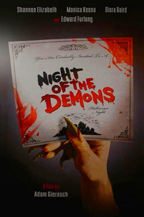 Night of the Demons - British Movie Poster (thumbnail)