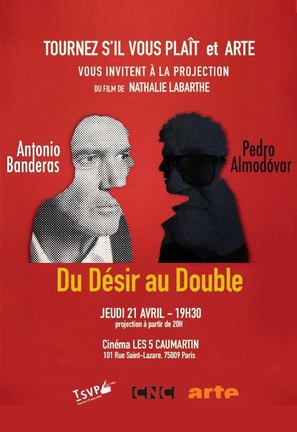 Antonio Banderas et Pedro Almodovar - Du d&eacute;sir au double - French Movie Poster (thumbnail)