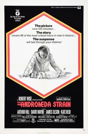 The Andromeda Strain - Theatrical movie poster (thumbnail)