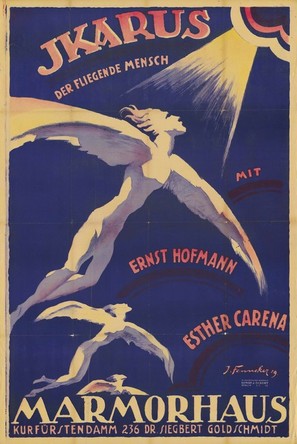 Ikarus, der fliegende Mensch - German Movie Poster (thumbnail)