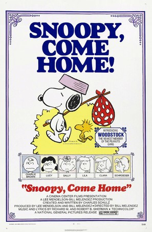 Snoopy Come Home - Theatrical movie poster (thumbnail)