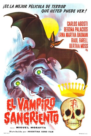 El vampiro sangriento - Argentinian Movie Poster (thumbnail)