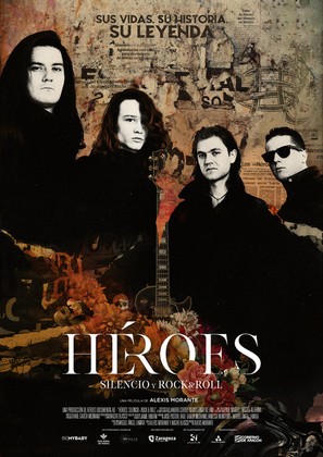 Heroes. Silencio y Rock &amp; Roll - Spanish Movie Poster (thumbnail)