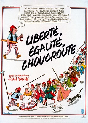 Libert&eacute;, &eacute;galit&eacute;, choucroute - French Movie Poster (thumbnail)