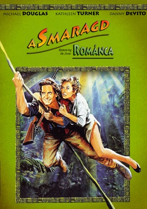 Romancing the Stone - Hungarian DVD movie cover (thumbnail)