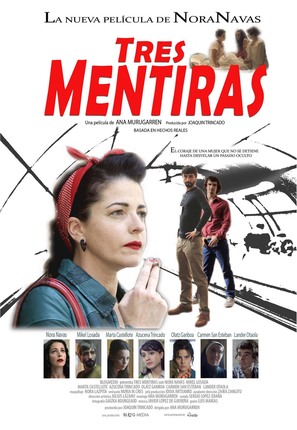 Tres mentiras - Spanish Movie Poster (thumbnail)