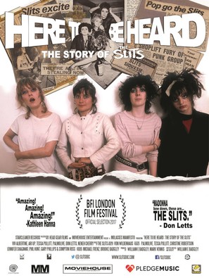 Here to Be Heard: The Story of the Slits - British Movie Poster (thumbnail)