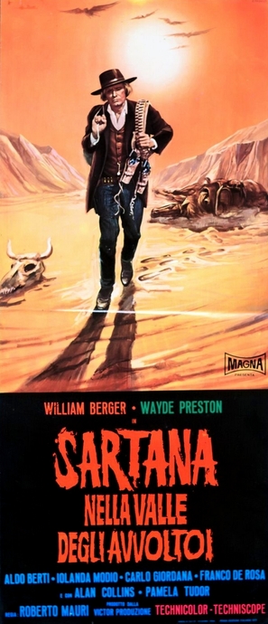 Sartana nella valle degli avvoltoi - Italian Movie Poster (thumbnail)