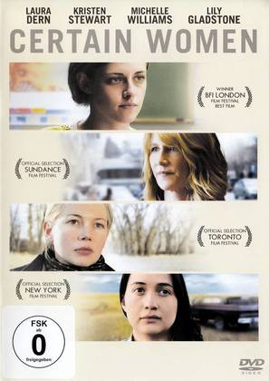 Certain Women - German DVD movie cover (thumbnail)