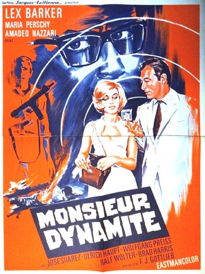 Mister Dynamit - morgen k&uuml;&szlig;t Euch der Tod - French Movie Poster (thumbnail)