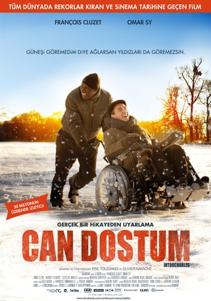 Intouchables - Turkish Movie Poster (thumbnail)