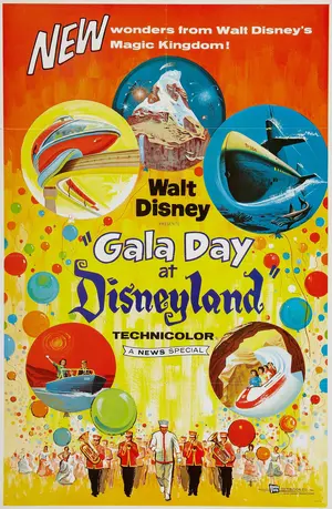 Gala Day at Disneyland Poster