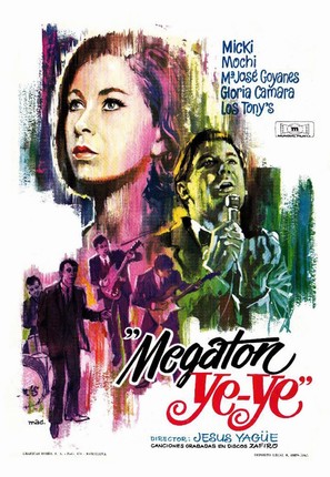 Megat&oacute;n Ye-Ye - Spanish Movie Poster (thumbnail)