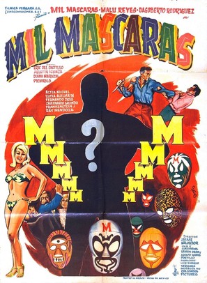 Mil m&aacute;scaras - Mexican Movie Poster (thumbnail)