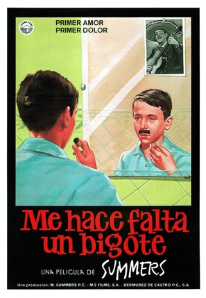 Me hace falta un bigote - Spanish Movie Poster (thumbnail)