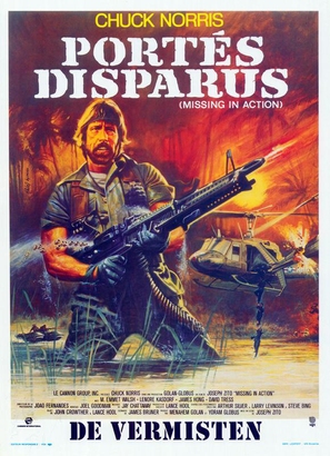 Missing in Action - Belgian Movie Poster (thumbnail)