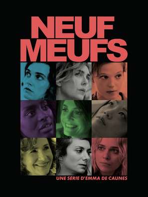 &quot;Neuf meufs&quot; - French Movie Cover (thumbnail)