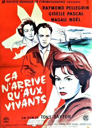 &Ccedil;a n&#039;arrive qu&#039;aux vivants - French Movie Poster (thumbnail)