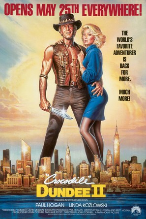 Crocodile Dundee II - Advance movie poster (thumbnail)
