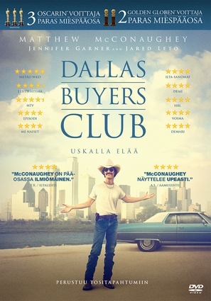 Dallas Buyers Club - Finnish DVD movie cover (thumbnail)