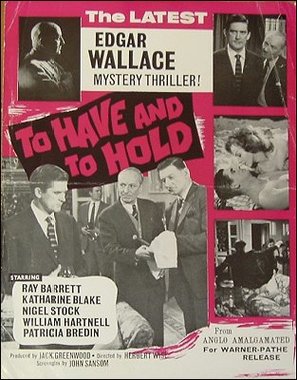 To Have and to Hold - British Movie Poster (thumbnail)