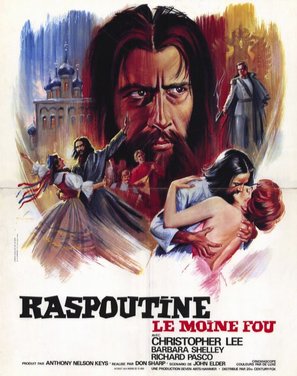 Rasputin: The Mad Monk - French Movie Poster (thumbnail)