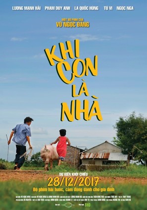 Khi con la nha - Vietnamese Movie Poster (thumbnail)