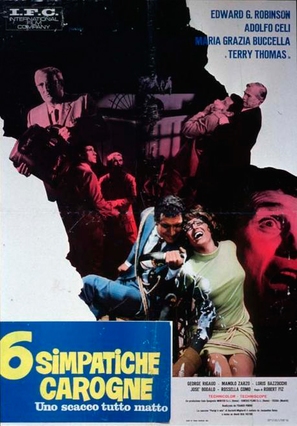 6 simpatiche carogne - Uno scacco tutto matto - Italian Movie Poster (thumbnail)