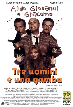 Tre uomini e una gamba - Italian Movie Cover (thumbnail)
