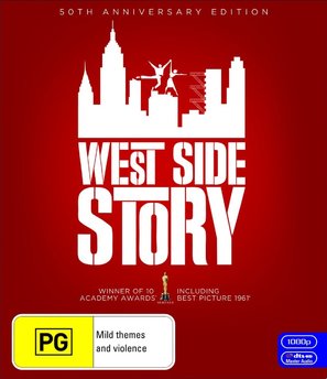 West Side Story - Australian Blu-Ray movie cover (thumbnail)