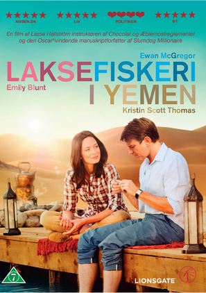 Salmon Fishing in the Yemen - Danish DVD movie cover (thumbnail)