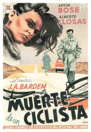 Muerte de un ciclista - Spanish Movie Poster (thumbnail)