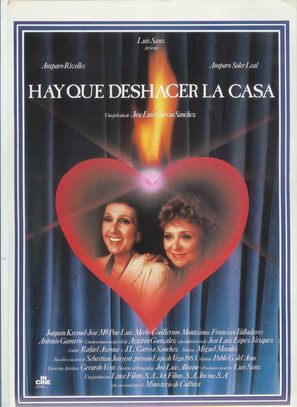 Hay que deshacer la casa - Spanish Movie Poster (thumbnail)