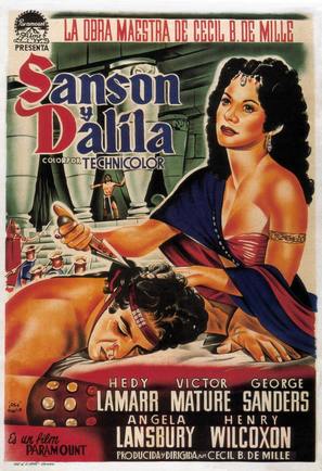 Samson and Delilah - Spanish Movie Poster (thumbnail)