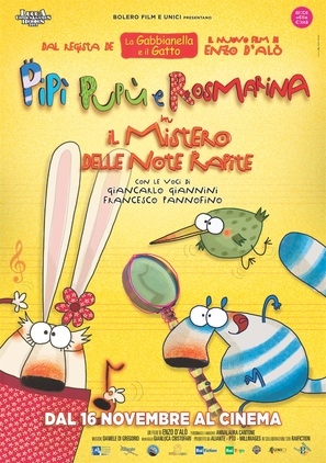 Pipi, Pupu &amp; Rosemary: the Mystery of the Stolen Notes - Italian Movie Poster (thumbnail)