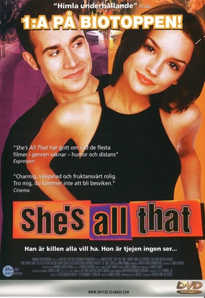 She&#039;s All That - Swedish DVD movie cover (thumbnail)