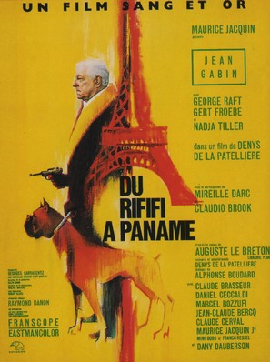 Du rififi &agrave; Paname - French Movie Poster (thumbnail)