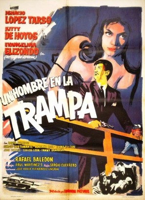 Un hombre en la trampa - Mexican Movie Poster (thumbnail)