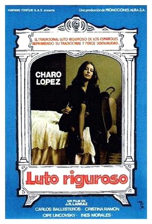 Luto riguroso - Spanish Movie Poster (thumbnail)