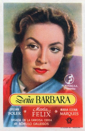 Do&ntilde;a B&aacute;rbara - Spanish Movie Poster (thumbnail)