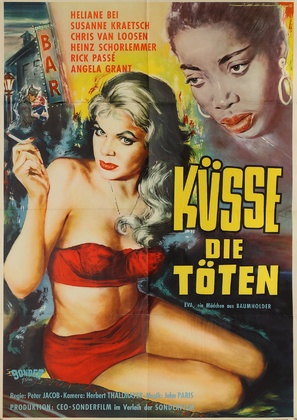 K&uuml;sse, die t&ouml;ten - German Movie Poster (thumbnail)