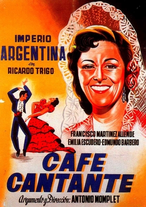 Caf&eacute; Cantante - Spanish Movie Poster (thumbnail)
