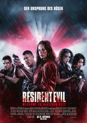 Resident Evil: Welcome to Raccoon City - German Movie Poster (thumbnail)